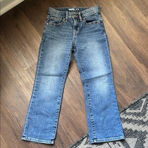 Old Navy adjustable waist medium wash bootcut denim jeans size 7